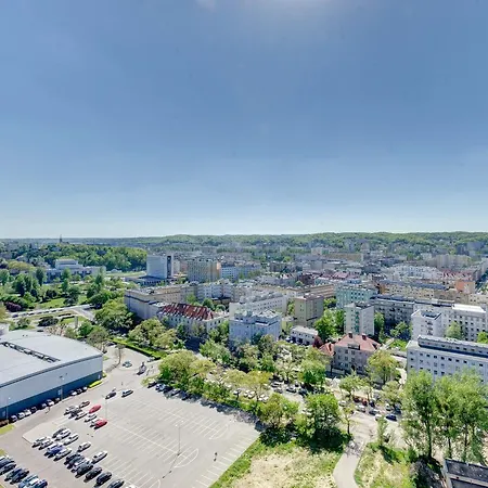 20Th Floor Beautiful Sea Towers Apartment Gdynia Exterior photo